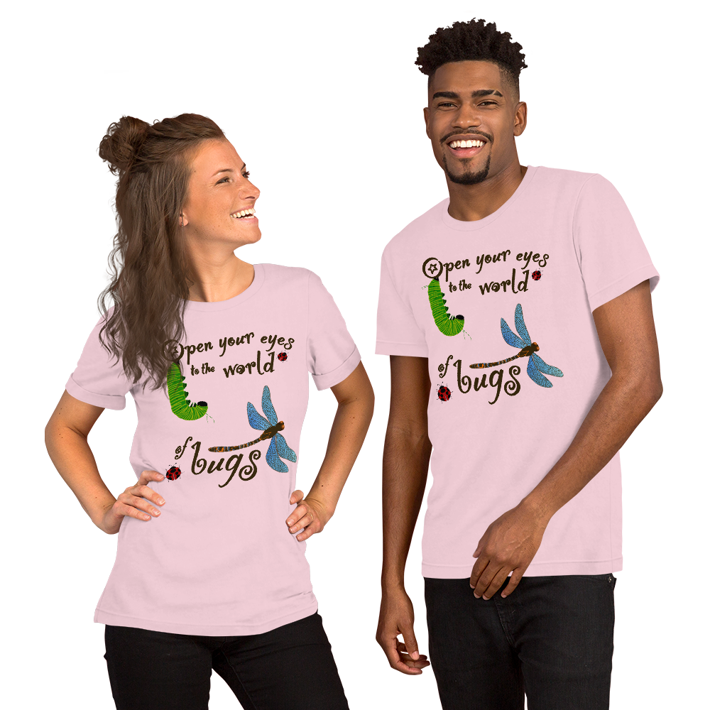 ‘Open your eyes to the world of bugs’ T-shirt - Image 14